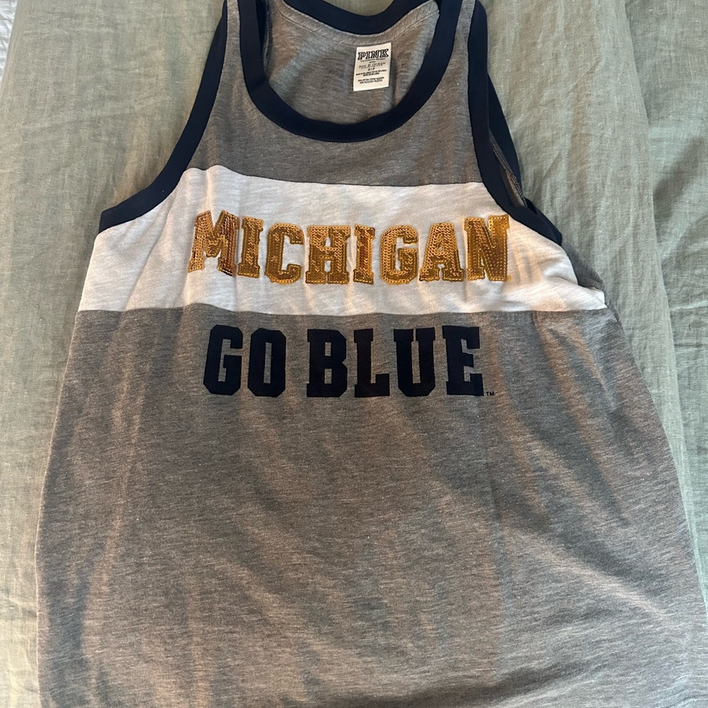 Michigan Tank Top- Pink Edition